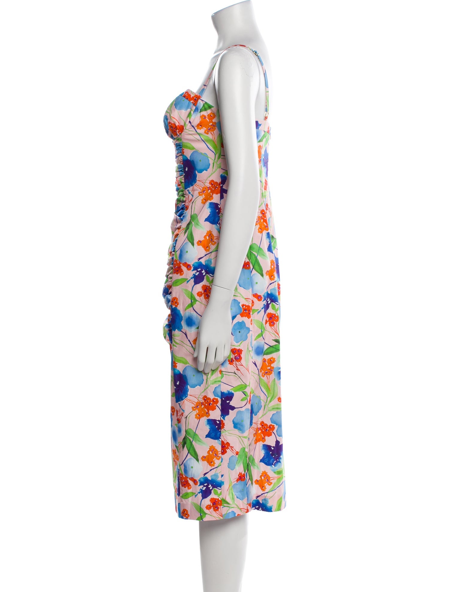 Carolina Herrera Printed Midi Length Dress